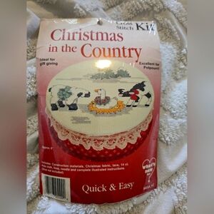 NOS Christmas in the Country Cross Stitch Kit NIP